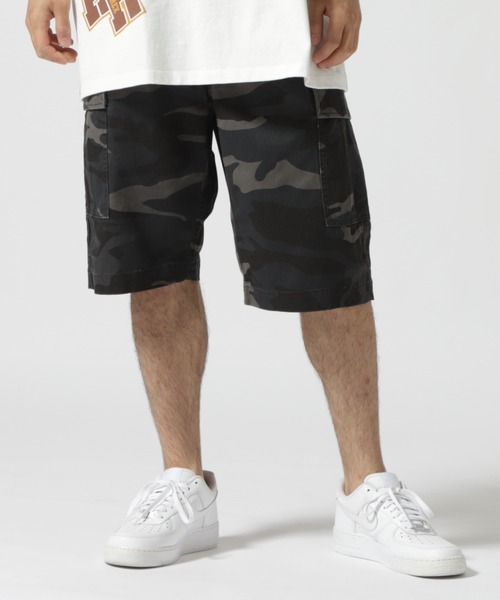 AVIREX（アヴィレックス）の「BASIC FATIGUE SHORTS / ベーシック ファティーグ ショーツ / AVIREX / アヴィレックス（カーゴパンツ・メンズ・グリーン系カモフラージュ/ブラック/オリーブ/グレー/グレー系カモフラージュ/カーキ・SMALL/MEDIUM/LARGE/X-LARGE/XX-LARGE）」の6枚目の写真