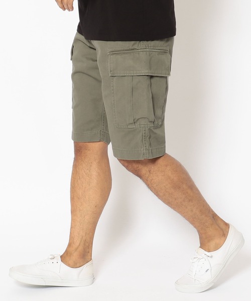 AVIREX（アヴィレックス）の「BASIC FATIGUE SHORTS / ベーシック ファティーグ ショーツ / AVIREX / アヴィレックス（カーゴパンツ・メンズ・グリーン系カモフラージュ/ブラック/オリーブ/グレー/グレー系カモフラージュ/カーキ・SMALL/MEDIUM/LARGE/X-LARGE/XX-LARGE）」の3枚目の写真