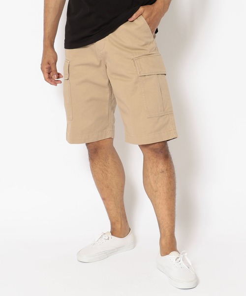 AVIREX（アヴィレックス）の「BASIC FATIGUE SHORTS / ベーシック ファティーグ ショーツ / AVIREX / アヴィレックス（カーゴパンツ・メンズ・グリーン系カモフラージュ/ブラック/オリーブ/グレー/グレー系カモフラージュ/カーキ・SMALL/MEDIUM/LARGE/X-LARGE/XX-LARGE）」の4枚目の写真