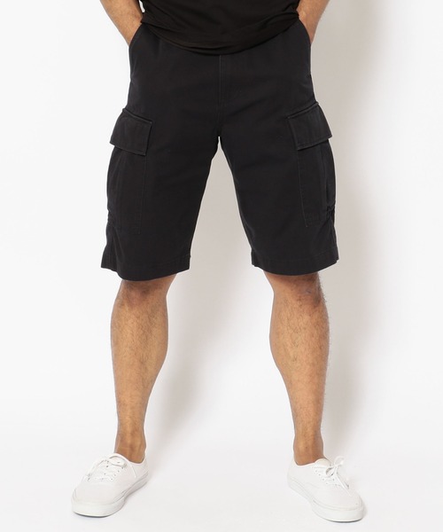 AVIREX（アヴィレックス）の「BASIC FATIGUE SHORTS / ベーシック ファティーグ ショーツ / AVIREX / アヴィレックス（カーゴパンツ・メンズ・グリーン系カモフラージュ/ブラック/オリーブ/グレー/グレー系カモフラージュ/カーキ・SMALL/MEDIUM/LARGE/X-LARGE/XX-LARGE）」の2枚目の写真