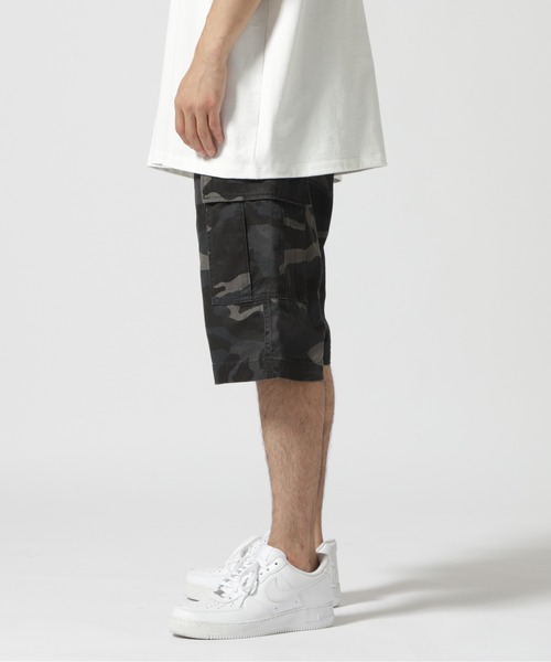 AVIREX（アヴィレックス）の「BASIC FATIGUE SHORTS / ベーシック ファティーグ ショーツ / AVIREX / アヴィレックス（カーゴパンツ・メンズ・グリーン系カモフラージュ/ブラック/オリーブ/グレー/グレー系カモフラージュ/カーキ・SMALL/MEDIUM/LARGE/X-LARGE/XX-LARGE）」の18枚目の写真