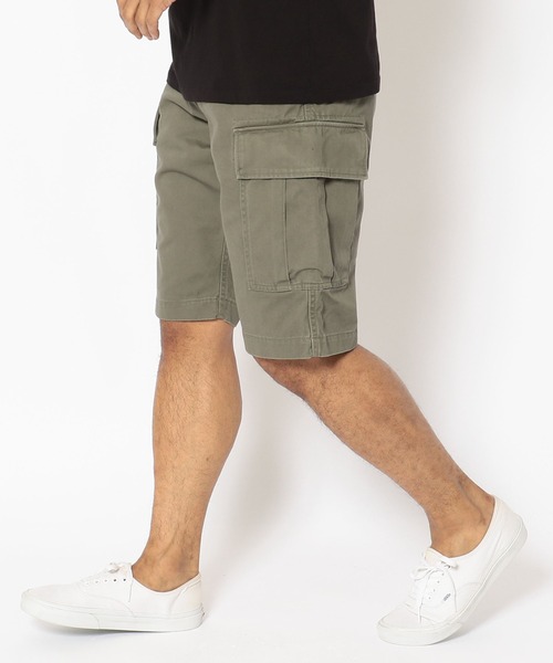 AVIREX（アヴィレックス）の「BASIC FATIGUE SHORTS / ベーシック ファティーグ ショーツ / AVIREX / アヴィレックス（カーゴパンツ・メンズ・グリーン系カモフラージュ/ブラック/オリーブ/グレー/グレー系カモフラージュ/カーキ・SMALL/MEDIUM/LARGE/X-LARGE/XX-LARGE）」の12枚目の写真