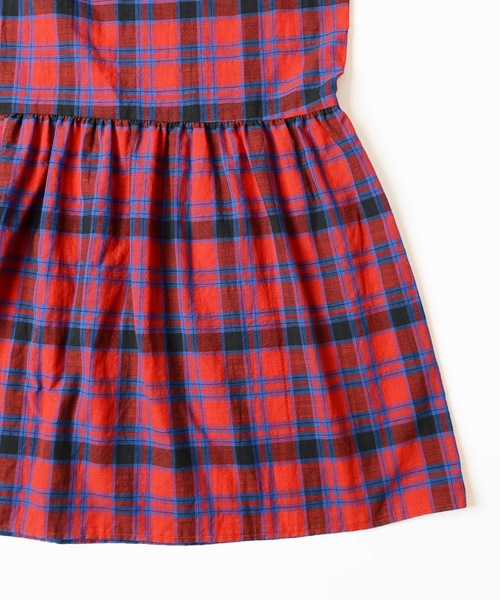 HOLIDAY（ホリデイ）の「KUMA LACE CHECK PUFF LONG DRESS クマレース