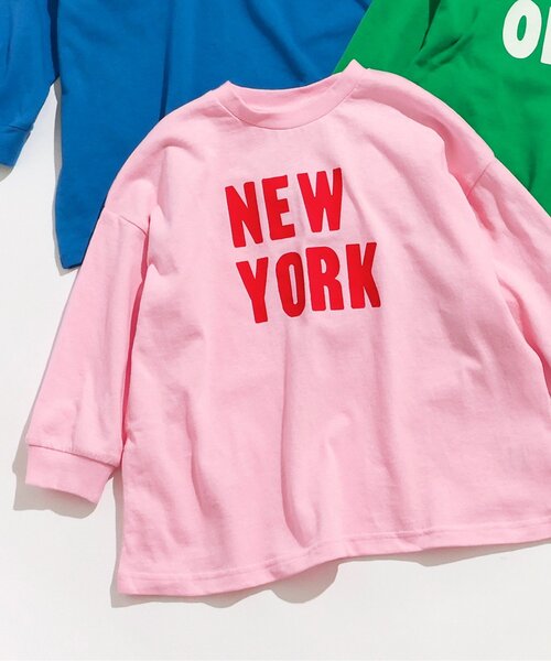 セール】【ジュニア対応】カラフルロゴBIGロンT（Tシャツ