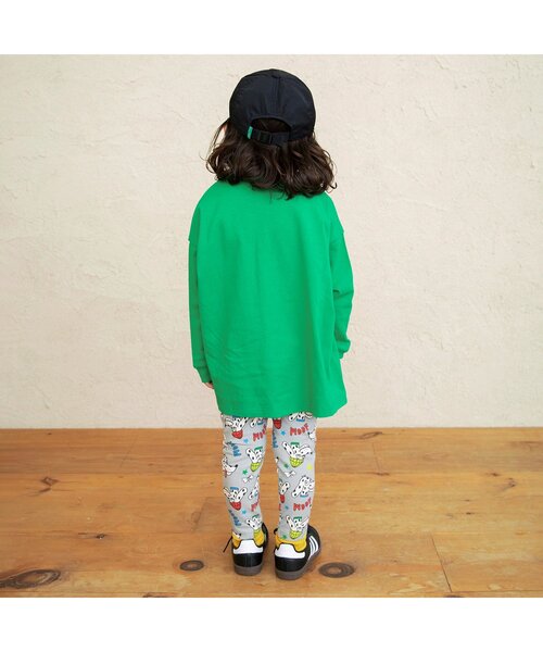 BREEZE（ブリーズ）の「【ジュニア対応】カラフルロゴBIGロンT（Tシャツ/カットソー・キッズ・ピンク/グリーン/ブルー・140/130/120/110/100/90/80）」の5枚目の写真