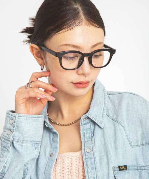 URBAN RESEARCH Sonny Label(アーバンリサーチサニーレーベル)の「ウェリントンメガネ(メガネ・レディース・ブラウン/ブラック・ONE)」の1枚目の写真