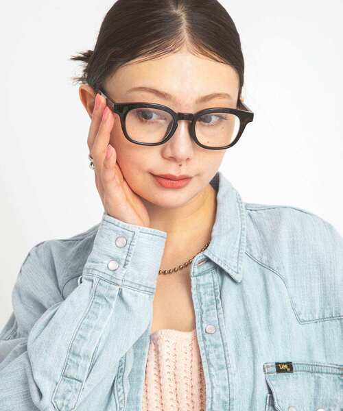 URBAN RESEARCH Sonny Label(アーバンリサーチサニーレーベル)の「ウェリントンメガネ(メガネ・レディース・ブラウン/ブラック・ONE)」の3枚目の写真