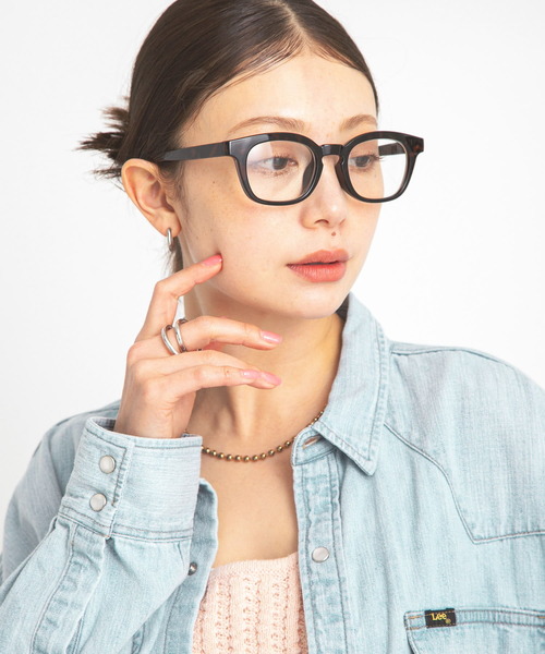 URBAN RESEARCH Sonny Label(アーバンリサーチサニーレーベル)の「ウェリントンメガネ(メガネ・レディース・ブラウン/ブラック・ONE)」の4枚目の写真