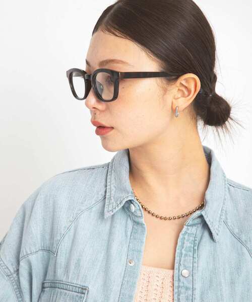 URBAN RESEARCH Sonny Label(アーバンリサーチサニーレーベル)の「ウェリントンメガネ(メガネ・レディース・ブラウン/ブラック・ONE)」の5枚目の写真