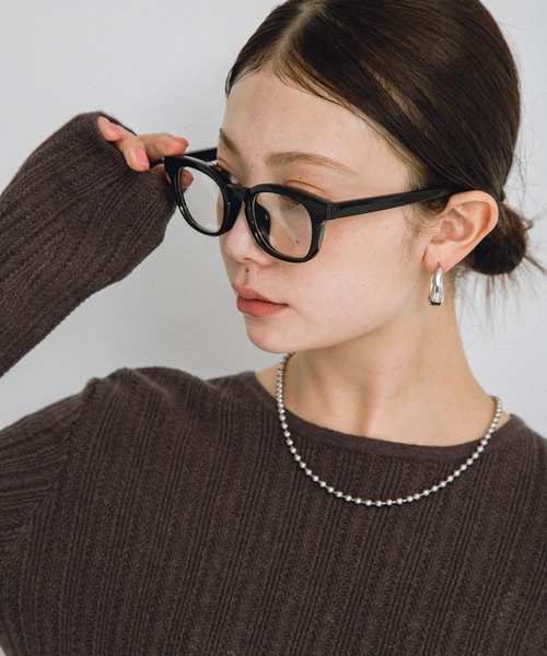 URBAN RESEARCH Sonny Label(アーバンリサーチサニーレーベル)の「ウェリントンメガネ(メガネ・レディース・ブラウン/ブラック・ONE)」の6枚目の写真