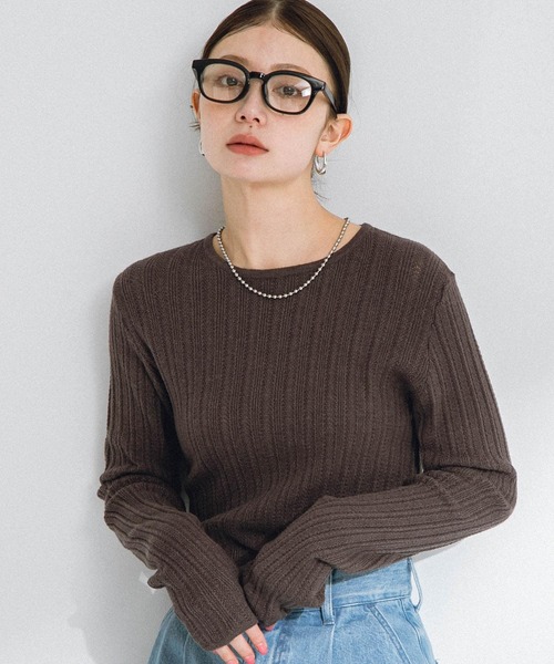 URBAN RESEARCH Sonny Label(アーバンリサーチサニーレーベル)の「ウェリントンメガネ(メガネ・レディース・ブラウン/ブラック・ONE)」の8枚目の写真