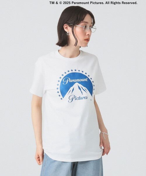 Ray BEAMS（レイビームス）の「Paramount Pictures / グリッター Tシャツ（Tシャツ/カットソー・レディース・ホワイト・ONE SIZE）」の4枚目の写真