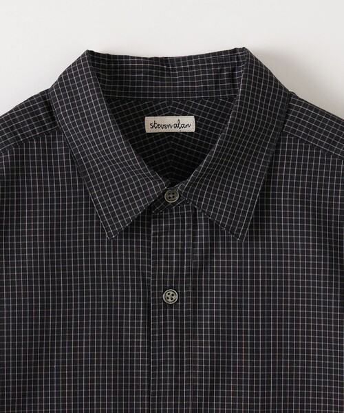 セール】＜Steven Alan＞ C/L/S チェック レギュラーカラー