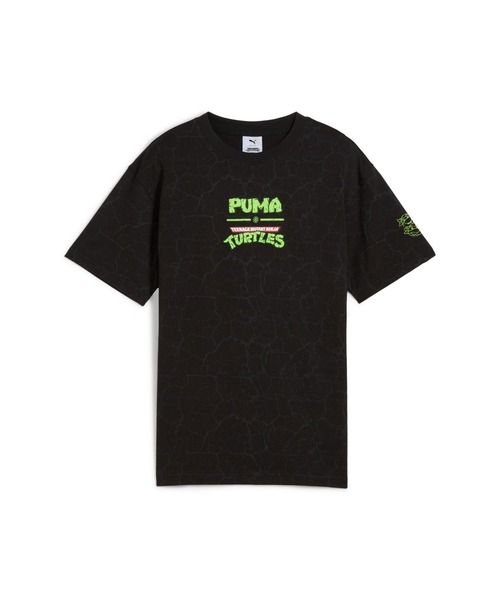 PUMA(プーマ)の「PUMA プーマ ボーイズ PUMA x TMNT リラックス AOP 半袖 Tシャツ 128-164cm(Tシャツ/カットソー・キッズ・ブラック/ホワイト・128/140/152/165)」の9枚目の写真