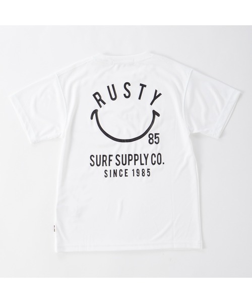 RUSTY（ラスティ）の「RUSTY ラスティ ブランド ロゴ 半袖 Tシャツ ブラトップ ショートパンツ タンキニ 水着 4点セット セットアイテム（水着・キッズ・ブラック/カーキ・130/150/160/140）」の4枚目の写真
