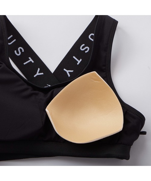 RUSTY（ラスティ）の「RUSTY ラスティ ブランド ロゴ 半袖 Tシャツ ブラトップ ショートパンツ タンキニ 水着 4点セット セットアイテム（水着・キッズ・ブラック/カーキ・130/150/160/140）」の16枚目の写真