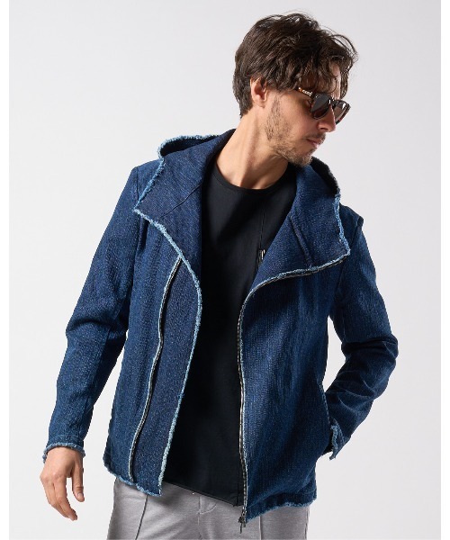 セール】【LEON×B'2nd×wjk】hooded wrap blouson（ブルゾン
