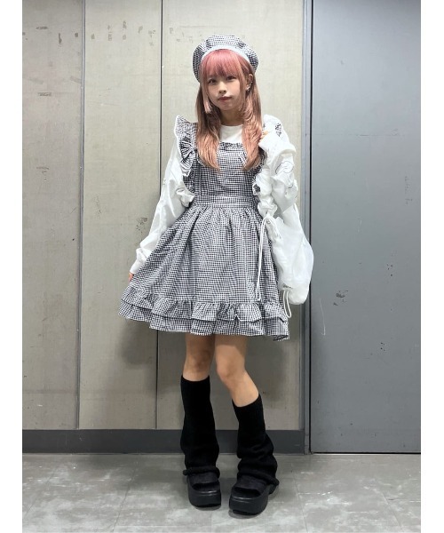 Whinny(ホワイニー)の「Whinny/まんまるたいようサンサン(ハンチング/ベレー帽・レディース・ブルー系その他2/ブラック系その他2・FREE)」の3枚目の写真