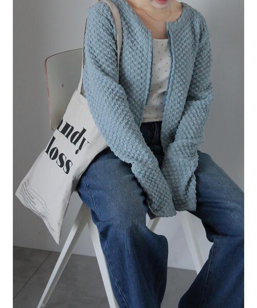 ehka sopo(エヘカソポ)の「ロゴトートバッグ(ハンドバッグ・レディース・グリーン/ピンク/キナリ/ブルー・F)」の6枚目の写真