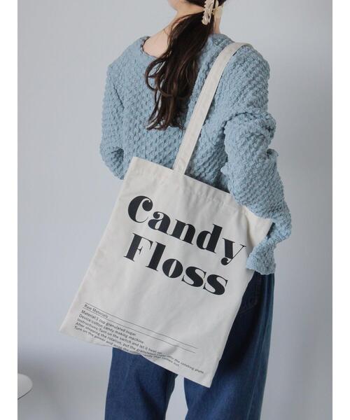 ehka sopo(エヘカソポ)の「ロゴトートバッグ(ハンドバッグ・レディース・グリーン/ピンク/キナリ/ブルー・F)」の8枚目の写真