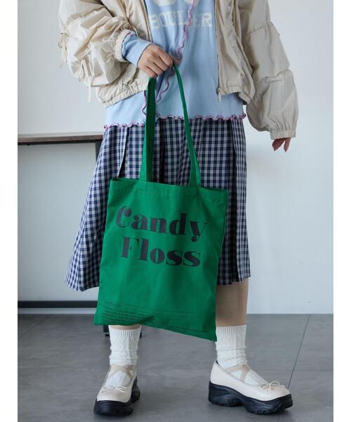 ehka sopo(エヘカソポ)の「ロゴトートバッグ(ハンドバッグ・レディース・グリーン/ピンク/キナリ/ブルー・F)」の10枚目の写真