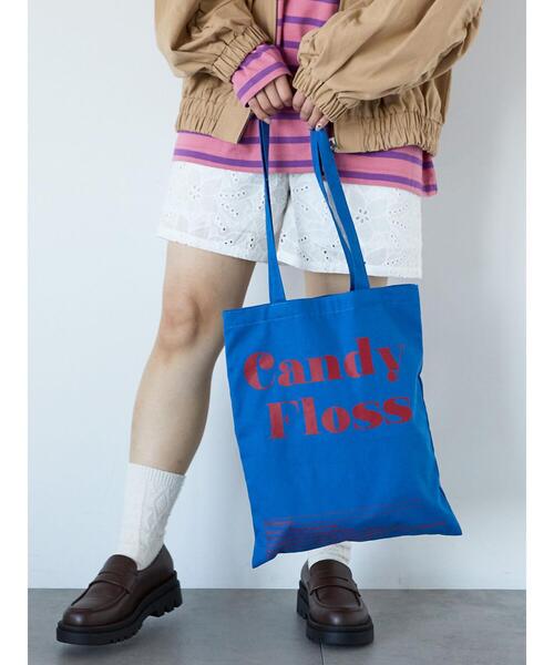 ehka sopo(エヘカソポ)の「ロゴトートバッグ(ハンドバッグ・レディース・グリーン/ピンク/キナリ/ブルー・F)」の12枚目の写真