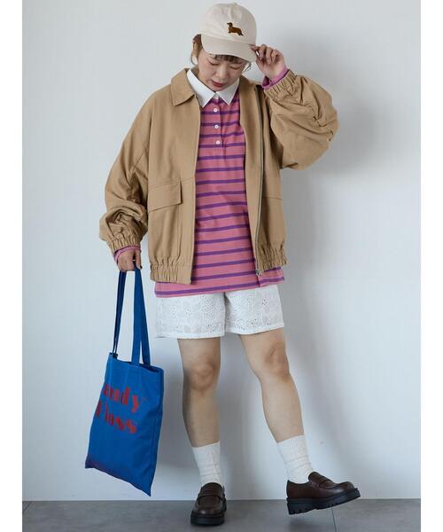 ehka sopo(エヘカソポ)の「ロゴトートバッグ(ハンドバッグ・レディース・グリーン/ピンク/キナリ/ブルー・F)」の13枚目の写真