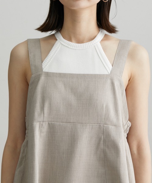 nissen（ニッセン）の「セットアップ（フレアキャミ＋ワイドパンツ）（セットアップ・レディース・チャコール/ブラウン/グレイッシュベージュ/ブラック・M/L/LL）」の22枚目の写真