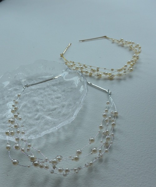 Dorry Doll(ドリードール)の「パールヘッドドレス(ヘアピン・レディース・シルバー/ゴールド・FREE)」の5枚目の写真