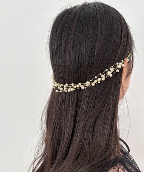 Dorry Doll(ドリードール)の「パールヘッドドレス(ヘアピン・レディース・シルバー/ゴールド・FREE)」の10枚目の写真