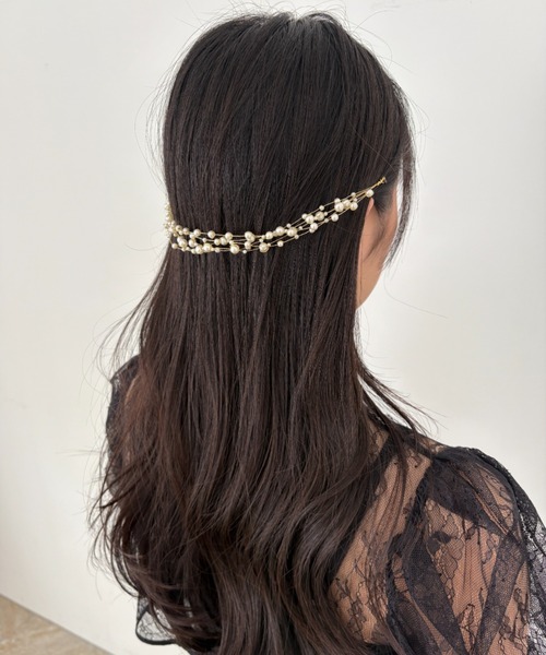 Dorry Doll(ドリードール)の「パールヘッドドレス(ヘアピン・レディース・シルバー/ゴールド・FREE)」の12枚目の写真