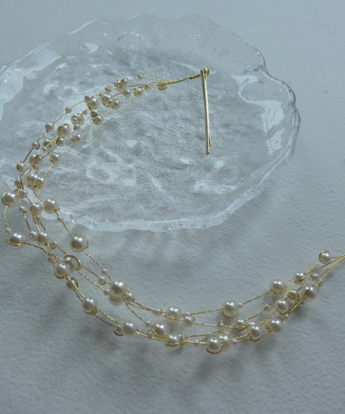 Dorry Doll(ドリードール)の「パールヘッドドレス(ヘアピン・レディース・シルバー/ゴールド・FREE)」の9枚目の写真