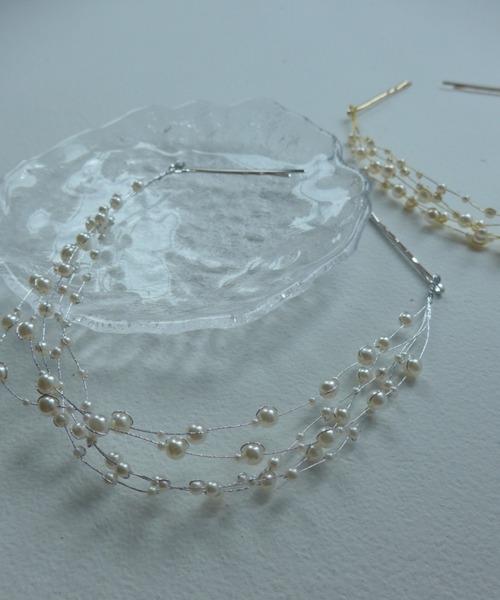 Dorry Doll(ドリードール)の「パールヘッドドレス(ヘアピン・レディース・シルバー/ゴールド・FREE)」の8枚目の写真