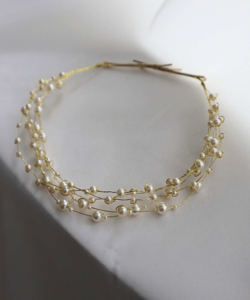 Dorry Doll(ドリードール)の「パールヘッドドレス(ヘアピン・レディース・シルバー/ゴールド・FREE)」の7枚目の写真