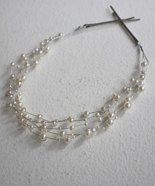 Dorry Doll(ドリードール)の「パールヘッドドレス(ヘアピン・レディース・シルバー/ゴールド・FREE)」の6枚目の写真