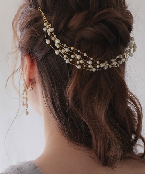 Dorry Doll(ドリードール)の「パールヘッドドレス(ヘアピン・レディース・シルバー/ゴールド・FREE)」の21枚目の写真
