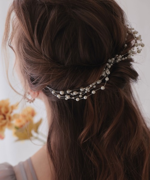 Dorry Doll(ドリードール)の「パールヘッドドレス(ヘアピン・レディース・シルバー/ゴールド・FREE)」の17枚目の写真