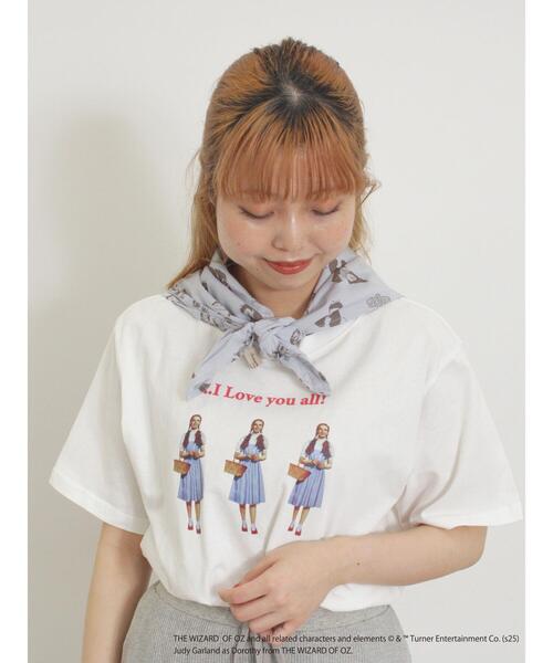 Samansa Mos2（サマンサ モスモス）の「【オズの魔法使】総柄スカーフ（ストール/ショール・レディース・ブルー/モカ・F）」の4枚目の写真