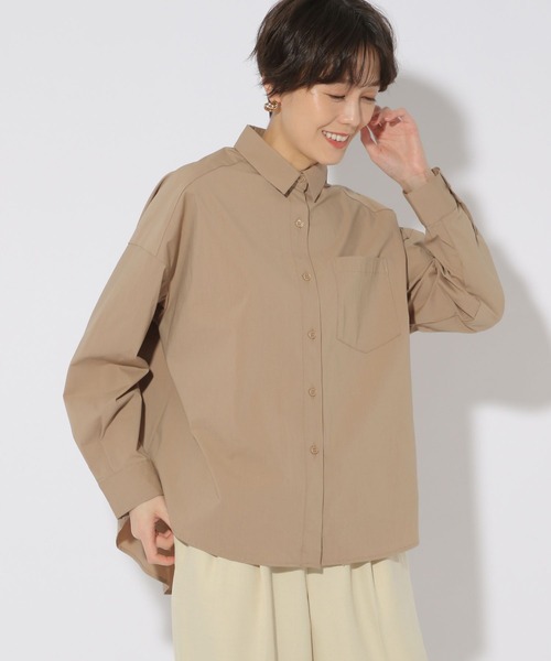 Elura（エルーラ）の「ハリ感ストレッチシャツ/323311（シャツ/ブラウス・レディース・ホワイト/ベージュ・FREE）」の15枚目の写真