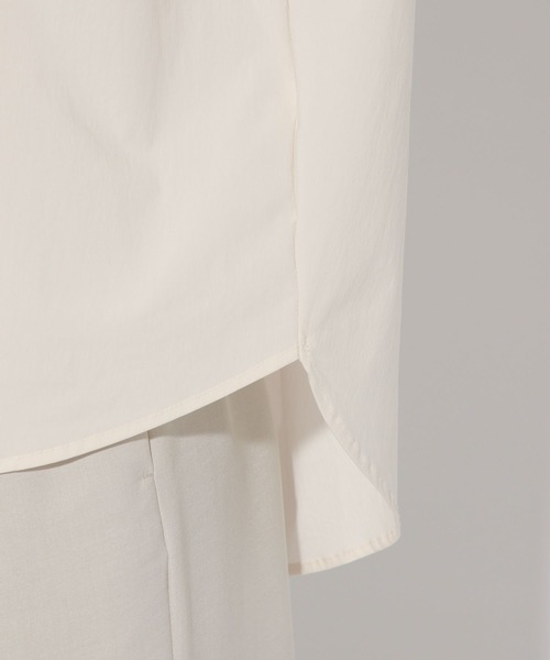 Elura（エルーラ）の「ハリ感ストレッチシャツ/323311（シャツ/ブラウス・レディース・ホワイト/ベージュ・FREE）」の6枚目の写真