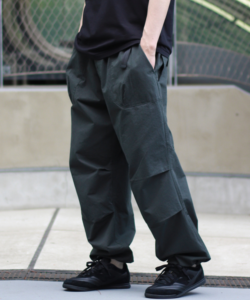 BAL マウンテンワイドパンツ BAL / CRINKLE WIDE MOUNTAIN PANT / ANTHRACITE |