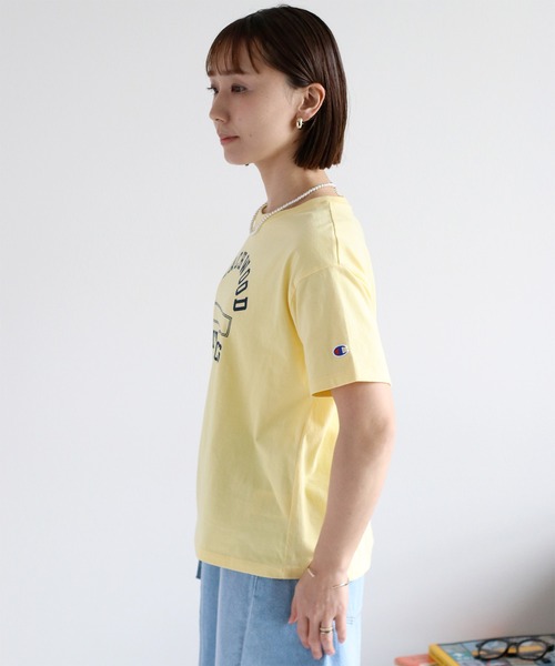 Champion(チャンピオン)の「【champion】SHORT SLEEVE Tee BASIC 3(Tシャツ/カットソー・レディース・イエロー・M)」の6枚目の写真