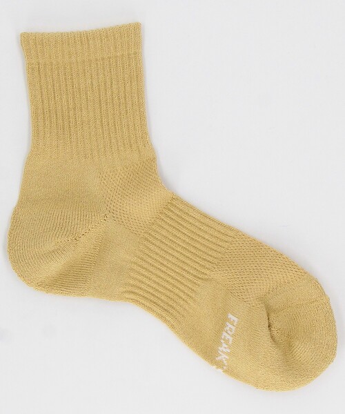 FREAK'S STORE（フリークスストア）の「和紙無地ﾛｺﾞｸｳｫｰﾀｰ(25.0-27.0cm対応)（ソックス/靴下・メンズ・ホワイト/マスタード/グレー/ブラック・ﾌﾘ-）」の4枚目の写真