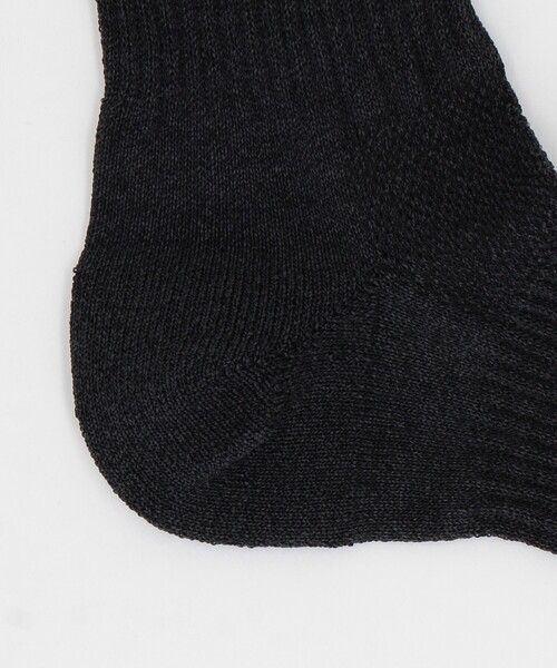 FREAK'S STORE（フリークスストア）の「和紙無地ﾛｺﾞｸｳｫｰﾀｰ(25.0-27.0cm対応)（ソックス/靴下・メンズ・ホワイト/マスタード/グレー/ブラック・ﾌﾘ-）」の6枚目の写真