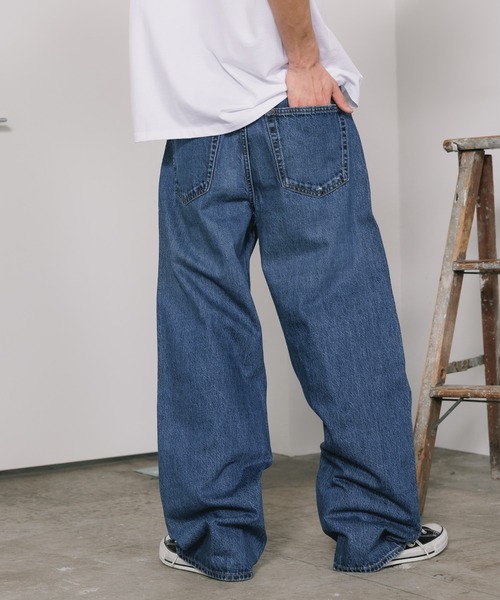 Calvin Klein/カルバンクライン BAGGY FADED CK BLUE JEAN