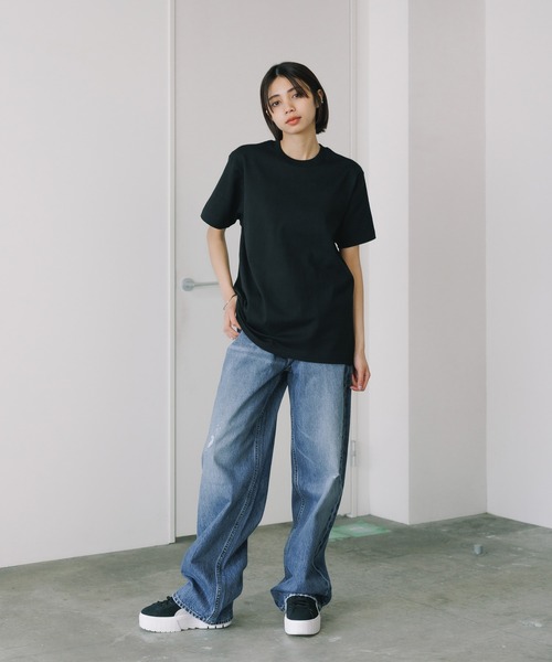 Calvin Klein/カルバンクライン BAGGY FADED CK BLUE JEAN