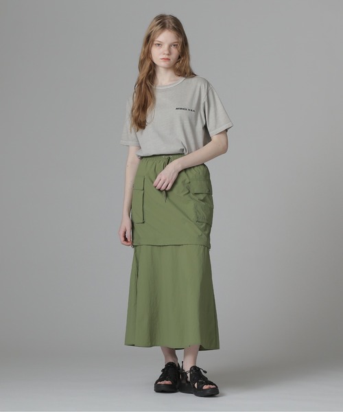 FADE WASH PRINT T-SHIRT/フェードウォッシュプリントTシャツ（T
