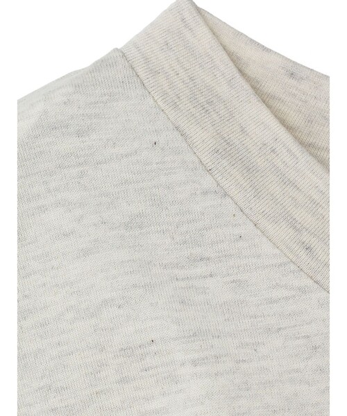 mizuiroind（ミズイロインド）の「mizuiro ind メッシュミックスワイドプルオーバー（Tシャツ/カットソー・レディース・ブラック/ネイビー/キナリ/オフホワイト/チャコールグレー・FREE）」の8枚目の写真