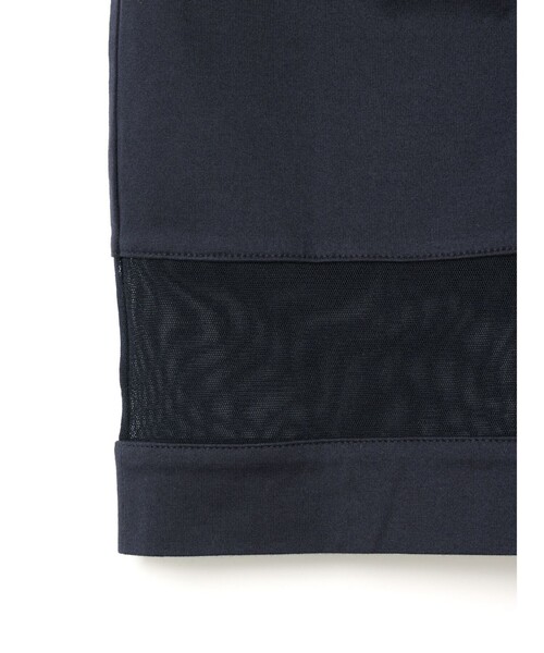 mizuiroind（ミズイロインド）の「mizuiro ind メッシュミックスワイドプルオーバー（Tシャツ/カットソー・レディース・ブラック/ネイビー/キナリ/オフホワイト/チャコールグレー・FREE）」の22枚目の写真