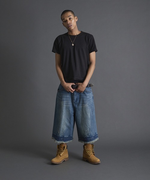 ANDER HUNK デニムパンツ　2点セット セール】Crack Design Curve Denim / クラックデザインカーブ